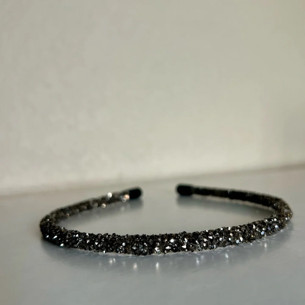 NEW Charcoal Crystal Headband